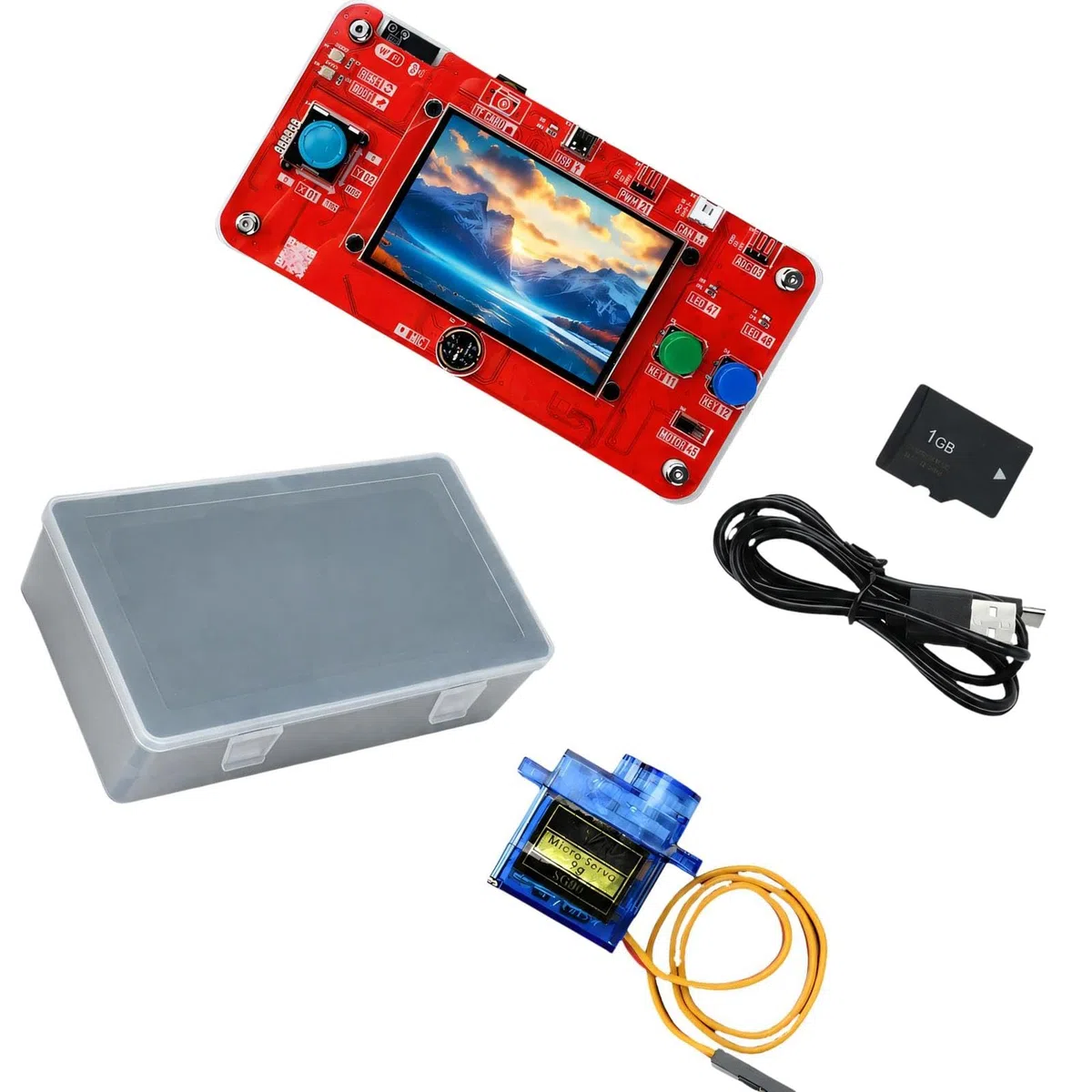 WiFi-Lernbrett-Paket, 480 x 320, Touch-Panel, Typ-C-Anschluss, TF