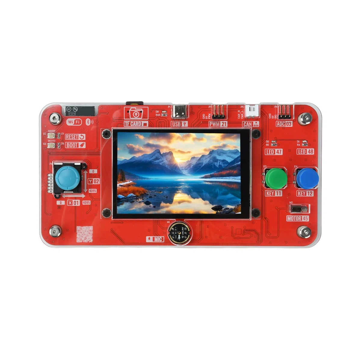 WiFi-Lernbrett-Paket, 480 x 320, Touch-Panel, Typ-C-Anschluss, TF
