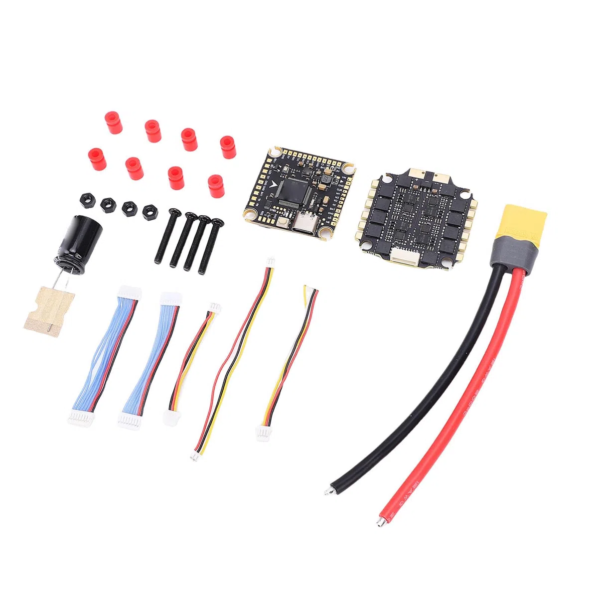 Tosuny F405 Flight Controller 60A ESC Stack, RC Drone ESC Ersatz, Flight Controller Stack mit Drahtloser Datenübertragung, Drone für FPV Racing Speed