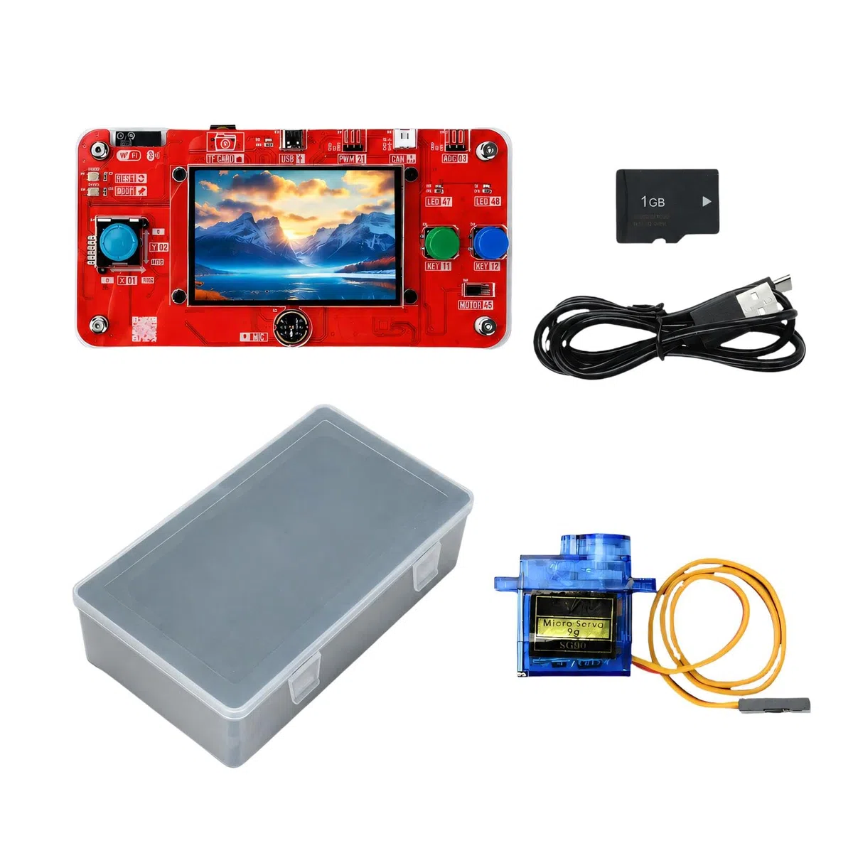 WiFi-Lernbrett-Paket, 480 x 320, Touch-Panel, Typ-C-Anschluss, TF